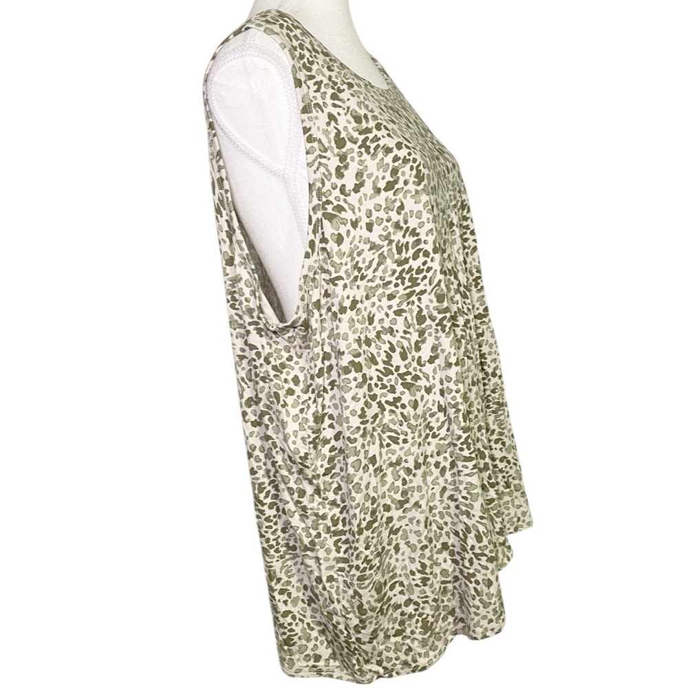 Old Navy Green Spotted Luxe Tank Top NWT - Picture 3 of 11